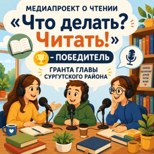 Медиапроект «Что делать? Читать!» – победитель конкурса Гранта главы Сургутского района